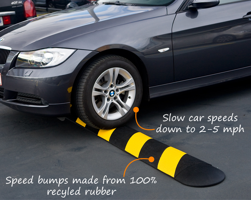 Speed Bumps World's Toughest Speed Bumps, Recycled Rubber