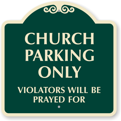 church parking