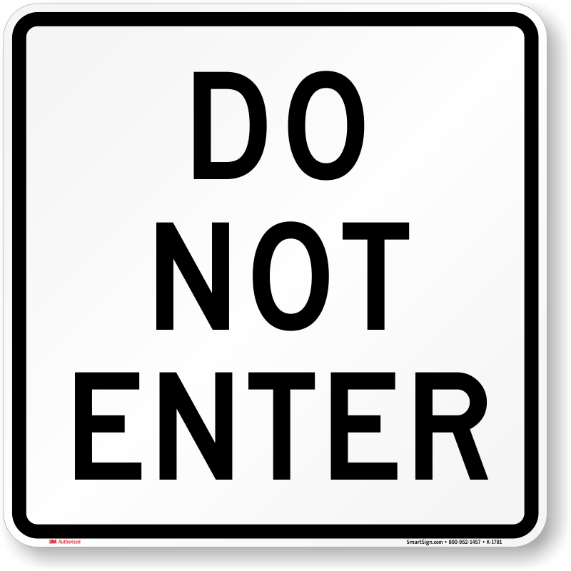 do-not-enter-sign-sku-k-1781