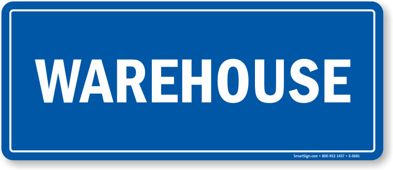 Warehouse Shipping &amp; Receiving Sign | Ships Free, SKU: S-6681 ...