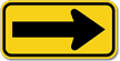 Right Arrow Symbol Sign - Directional Arrow Road Sign, Sku: K-8166