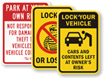 Parking Lot Signs - Over 500 Stock and Custom Designs