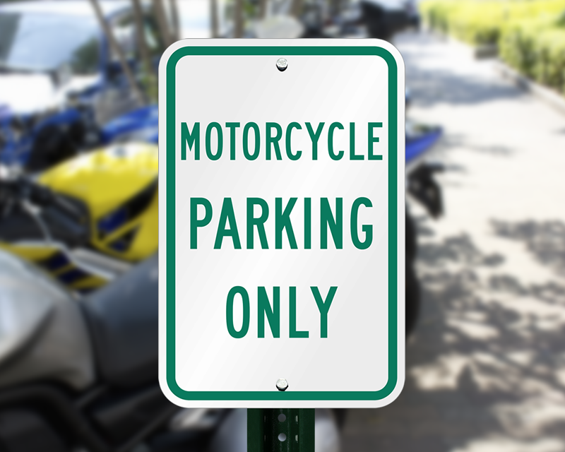 Motorcycle Parking Signs | Best Prices on Motorcycle Parking Signs