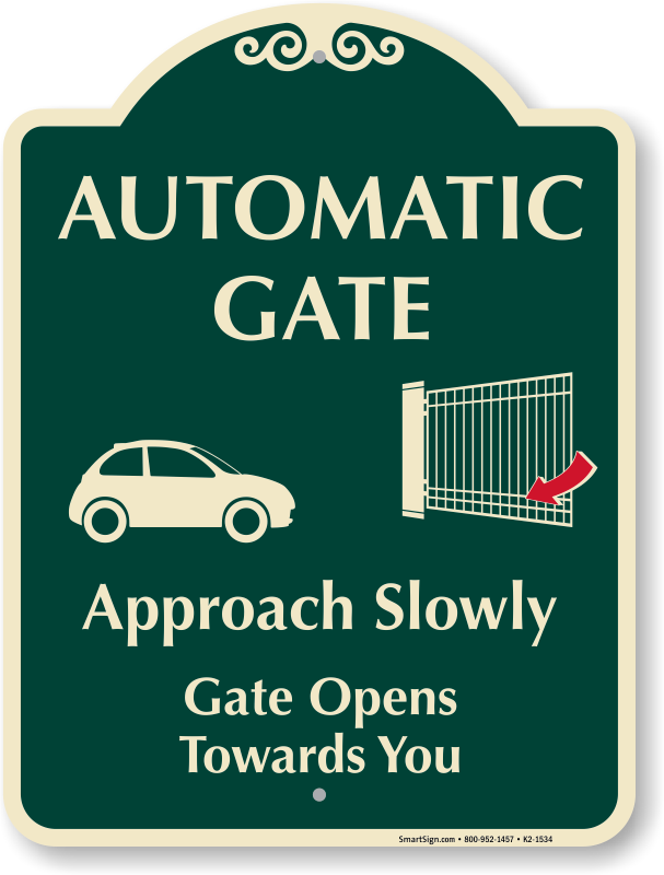 sign gate