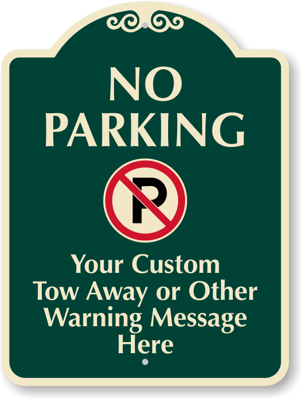 Custom Metal Designer Signs | MyParkingSign