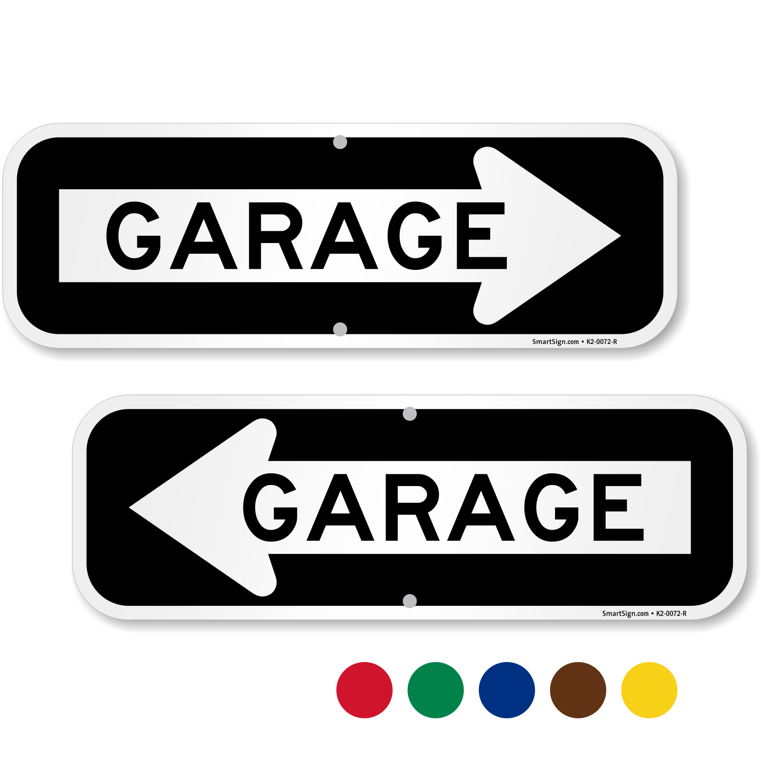 Parking Garage Signs - Garage Directional Signs