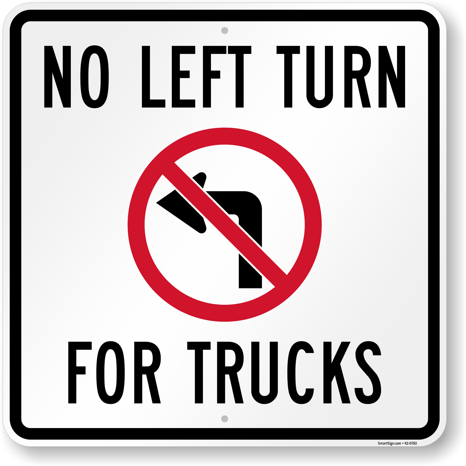 no left turn sign