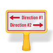 Add Your Direction With Arrows Custom ConeBoss Sign