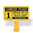 Custom Reserved Curbside Pickup ConeBoss Sign