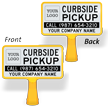 Custom Curbside Pickup ConeBoss Sign