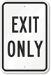 No Exit Sign - Parking Lot Sign, MUTCD Sign Online, SKU: K-1805