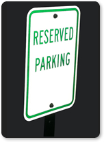 1950 Parking Signs