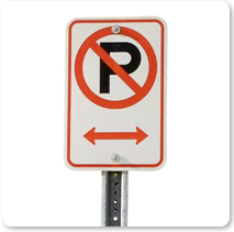 1970 Parking Signs